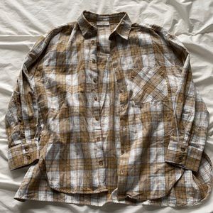 Divinely Boutique Mustard Flannel